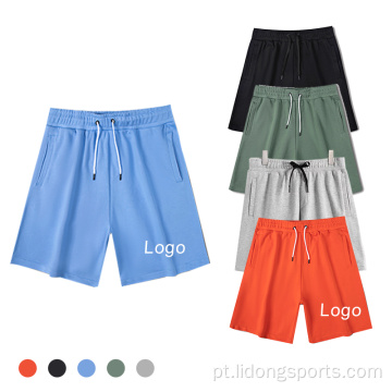 Calções masculinas casuais de verão personalizado logotipo homens corredores calças rápidas esporte seco homens ginásio calça curta